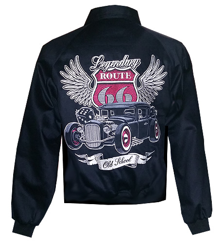 Route 66 Embroidered Jacket