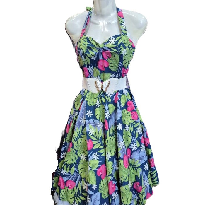 Melissa Sundress - Tropical Pink flowers