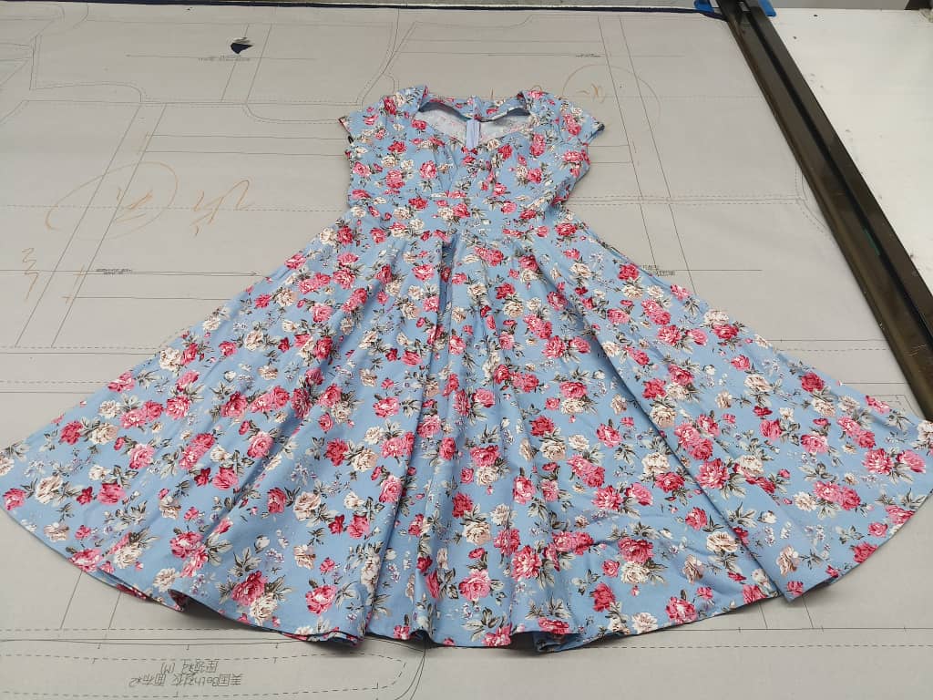 Sheridan Kate Dress - Blue Vintage Floral