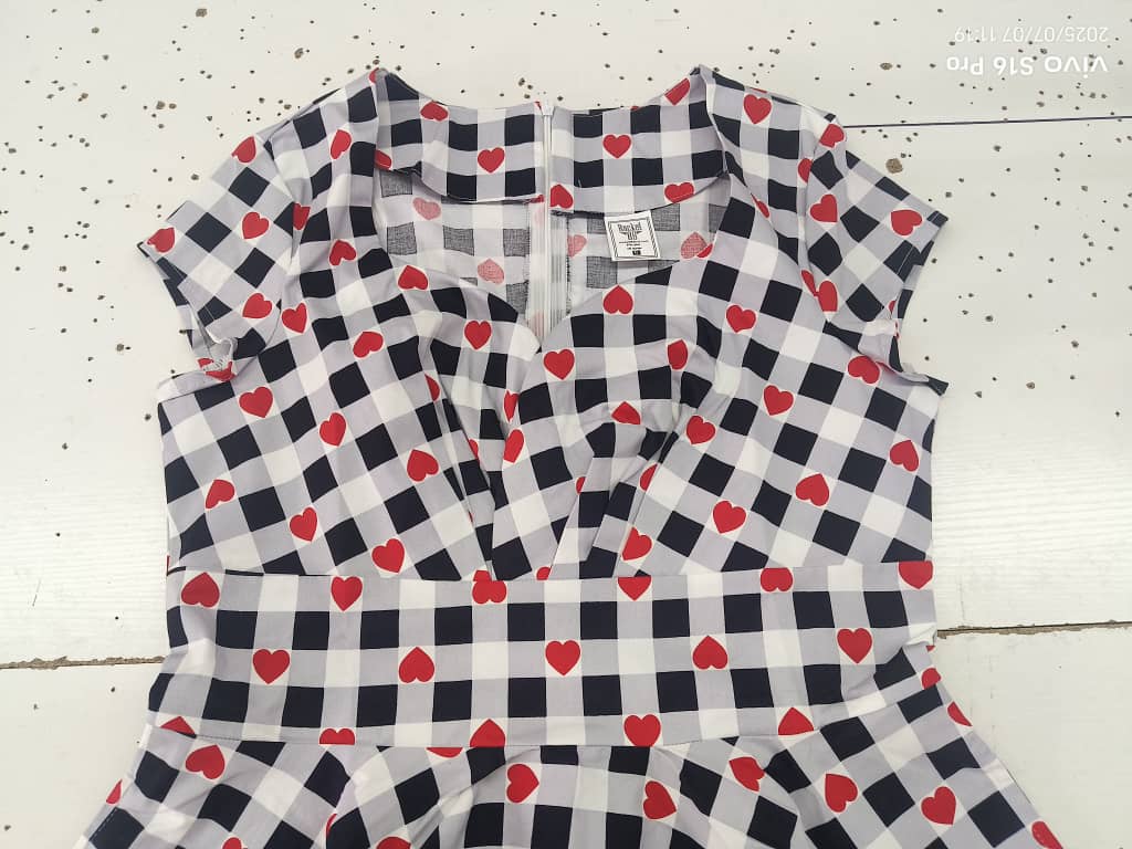 Sheridan Kate Dress - Gingham Heart