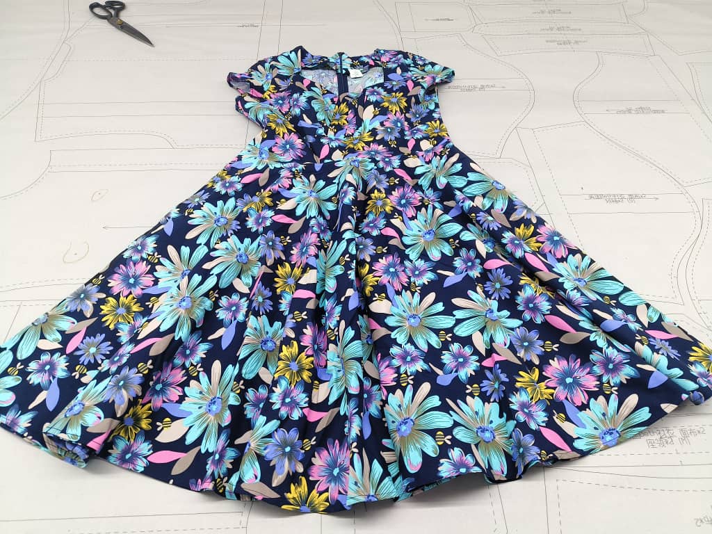 Sheridan Kate Dress - Navy Floral