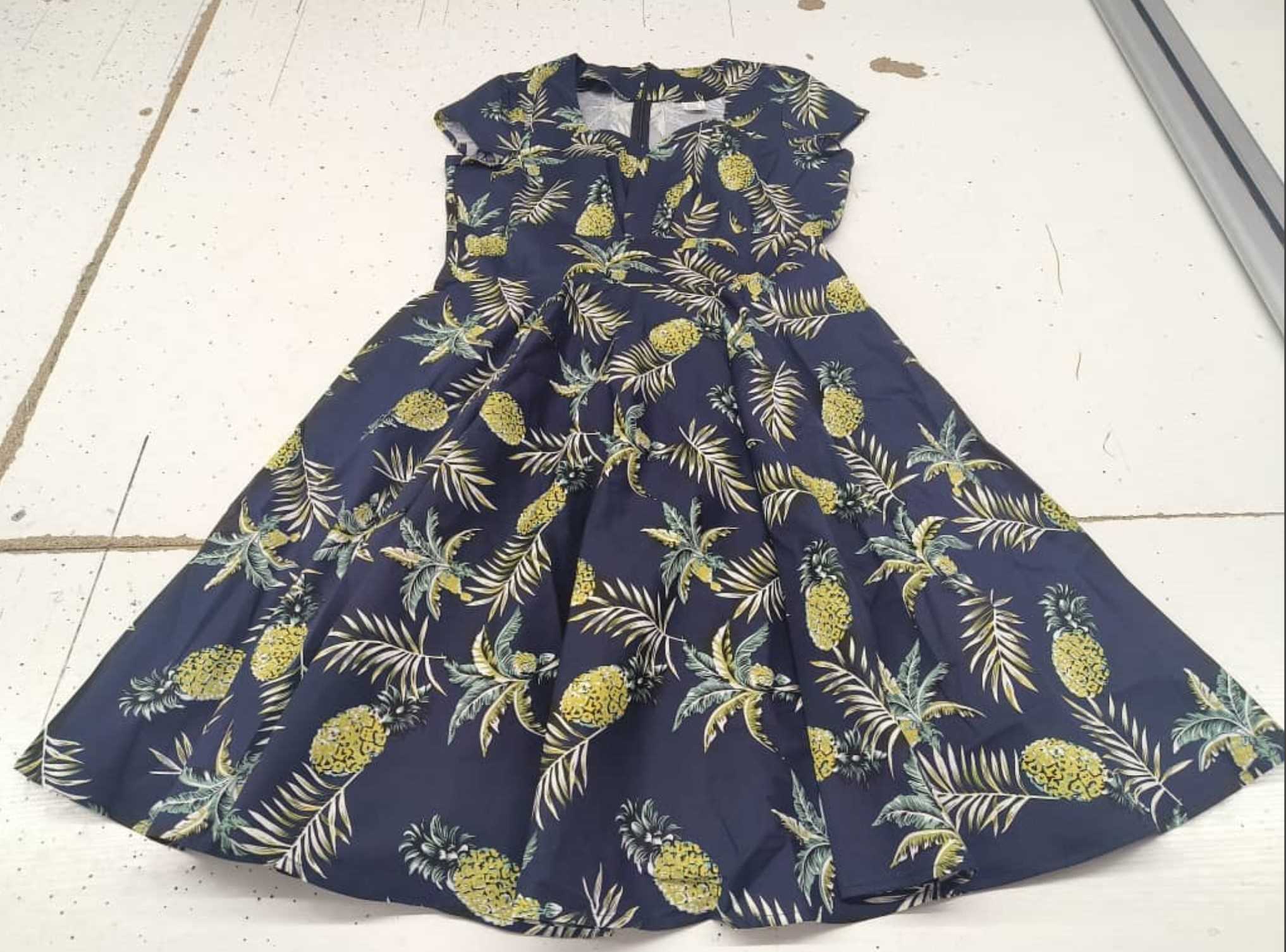 Sheridan Kate Dress - Tropical Pineapple