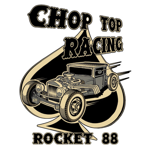 Chop Top Racer Workshirt - Grey - Click Image to Close