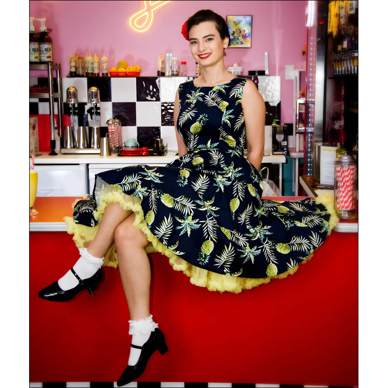 Rhiannon Lee Dress – Tropical Pineapple print Rhiannon Lee Dress – Tropical Pineapple print