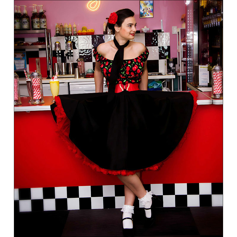 Full Circle Skirt - Black