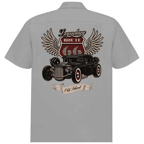 Route 66 Workshirt - Grey