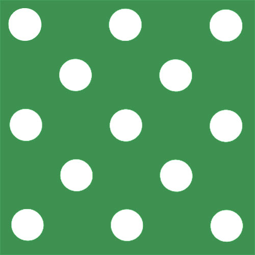 Full circle skirt - Green White Polka Dot - Click Image to Close