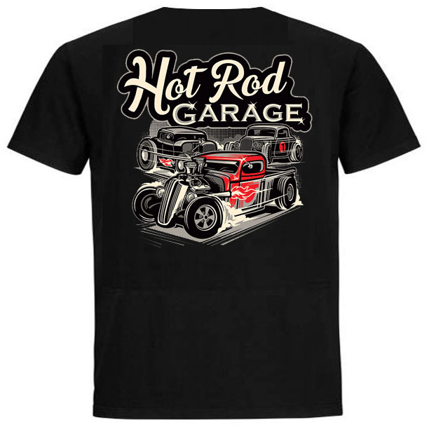Hot Rod Garage T-Shirt - Click Image to Close